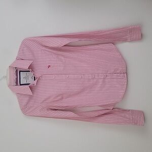 Abercrombie & Fitch Pink Striped Button-Down Shirt